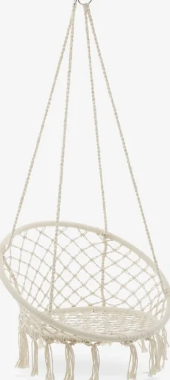 NITTEDALSilla colgante NITTEDAL Ø80 blanco crudo
