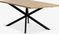 NORTOFTMesa de comedor NORTOFT 95x200 color roble cálido/negro
