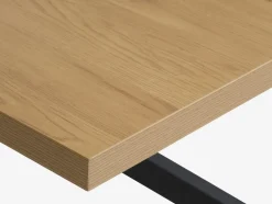 NORTOFTMesa de comedor NORTOFT 95x200 color roble cálido/negro