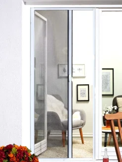 NYORDMosquitera enrollable NYORD 125x220 para puerta blanco