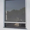 NYORDMosquitera enrollable NYORD 130x160 para ventana blanco