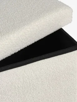 NYSTEDPuf NYSTED 76x38 con almacenaje felpa blanco crudo