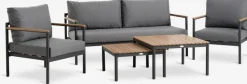 ODDESUNDConjunto muebles jardín ODDESUND 4,5 plazas gris