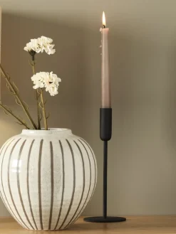 OLAVCandelabro OLAV Ø9xA24cm negro