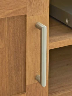 OLDEMueble TV OLDE 200cm 2 puertas 1 estante roble natural