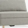 OLSTRUPSofá cama OLSTRUP 1,5 plazas tela gris