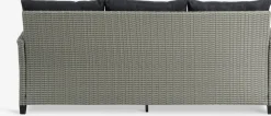 ONDRUPSofá de exterior con chaise longue ONDRUP 3 plazas gris