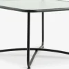 ORTENMesa auxiliar ORTEN A60xL60xA35 negro