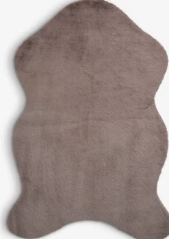 OXELAlfombra de pelo sintético OXEL 60x90 arena oscuro