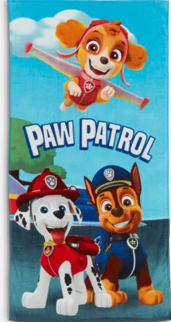PAW PATROLGOLDToalla de ducha PATRULLA CANINA 70x140