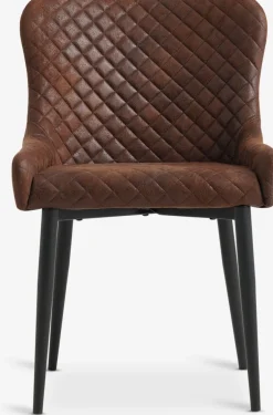 PEBRINGESilla de comedor PEBRINGE marrón envejecido/negro