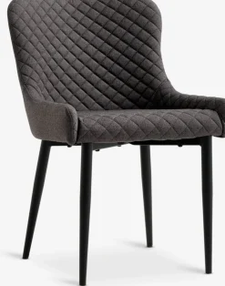 PEBRINGESilla de comedor PEBRINGE gris/negro