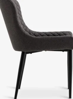 PEBRINGESilla de comedor PEBRINGE gris/negro