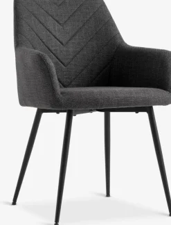 PURHUSSilla de comedor PURHUS gris/negro