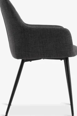 PURHUSSilla de comedor PURHUS gris/negro