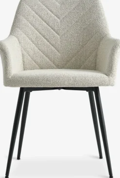 PURHUSSilla de comedor PURHUS blanco crudo/negro