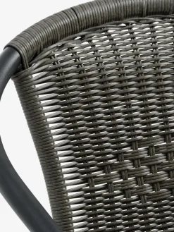 RADSTRUP + GRENAAMesa RADSTRUP Ø60 negro + 2 sillas GRENAA gris