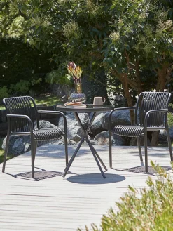 RADSTRUP + NABBENMesa RADSTRUP Ø60 + 2 sillas NABBEN negro
