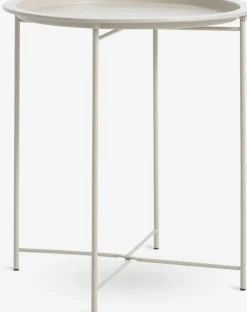 RANDERUPMesa auxiliar RANDERUP Ø47 arena claro