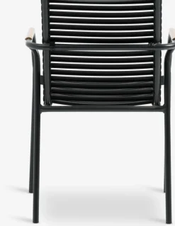 RANGSTRUP + NABEMesa RANGSTRUP Ø110 natural/negro + 4 sillas NABE negro