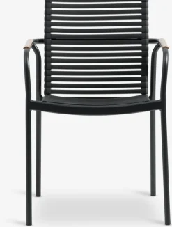 RANGSTRUP + NABEMesa RANGSTRUP Ø110 natural/negro + 4 sillas NABE negro
