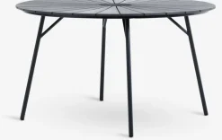 RANGSTRUPMesa de jardín RANGSTRUP Ø130 negro/negro