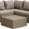 RAVNDRUPConjunto muebles jardín RAVNDRUP 5 plazas natural