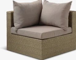 RAVNDRUPConjunto muebles jardín RAVNDRUP 5 plazas natural