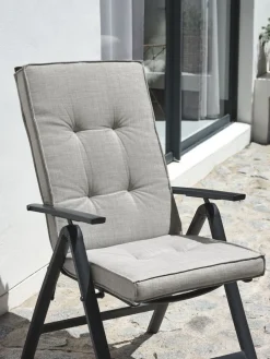 REBSENGECojín de jardín para silla reclinable REBSENGE gris claro
