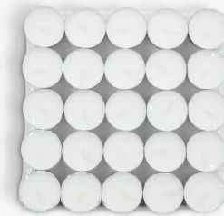 REGNERVelas pequeñas REGNER 50 unidades blanco