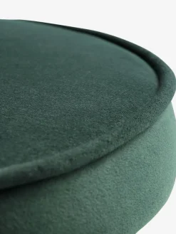 RISSKOVSilla de comedor RISSKOV terciopelo verde oscuro/negro
