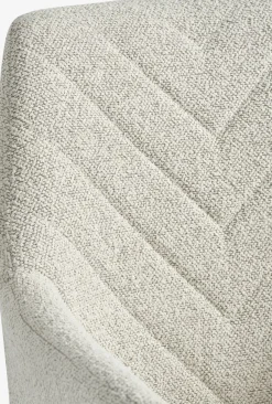 ROSLEV + PURHUSMesa ROSLEV L140 roble natural + 4 PURHUS blanco crudo/negro