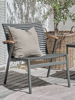 SADBJERGSilla de exterior SADBJERG negro