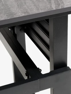 SALTENConjunto muebles jardín SALTEN 5 plazas secado rápido negro