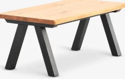 SANDBYMesa de centro SANDBY 60x110 roble natural/negro
