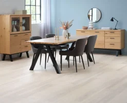 SANDBYMesa de comedor SANDBY 100x210 roble natural/negro