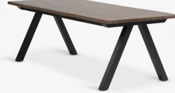 SANDBYMesa de comedor SANDBY 100x210 roble oscuro