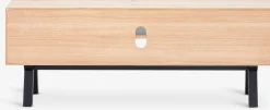 SANDBYMueble TV SANDBY 2 puertas roble natural/negro