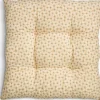 SELJECojín de asiento SELJE 40x40x8 marrón claro/turquesa