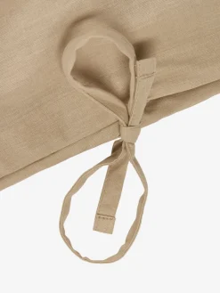 SELMAGOLDJuego funda nórdica algodón lavado SELMA 155x220 caqui pálid