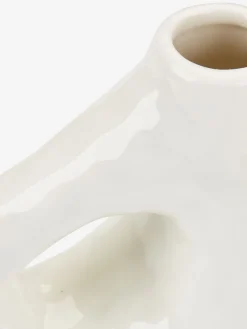 SIGFREDJarrón SIGFRED A16xL7xA14cm blanco