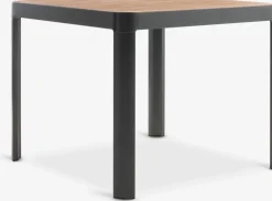 SIRDAL + HAMRAMesa SIRDAL L91 + 4 sillas HAMRA madera dura