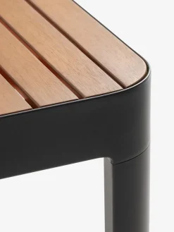 SIRDAL + NANNESTADMesa SIRDAL L91 madera dura + 4 sillas NANNESTAD gris