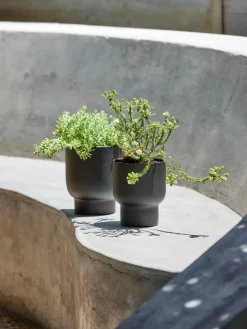 SKADEMacetero SKADE Ø16/14 negro juego de 2