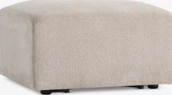SKEJBYMódulo de sofá SKEJBY chaise longue/puf tela beis