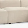 SKEJBYSofá modular SKEJBY 3 plazas chaise longue/abierto beis