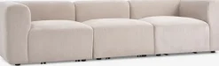 SKEJBYSofá modular SKEJBY 3 plazas tela beis