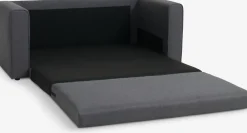 SKILLEBEKKSofá cama SKILLEBEKK tela gris oscuro