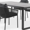 SONNERUP + GILJAMesa SONNERUP L215 + 4 sillas GILJA gris