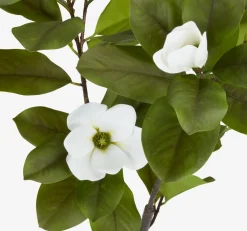 SPINDELPlanta artificial SPINDEL A120cm verde/blanco magnolia